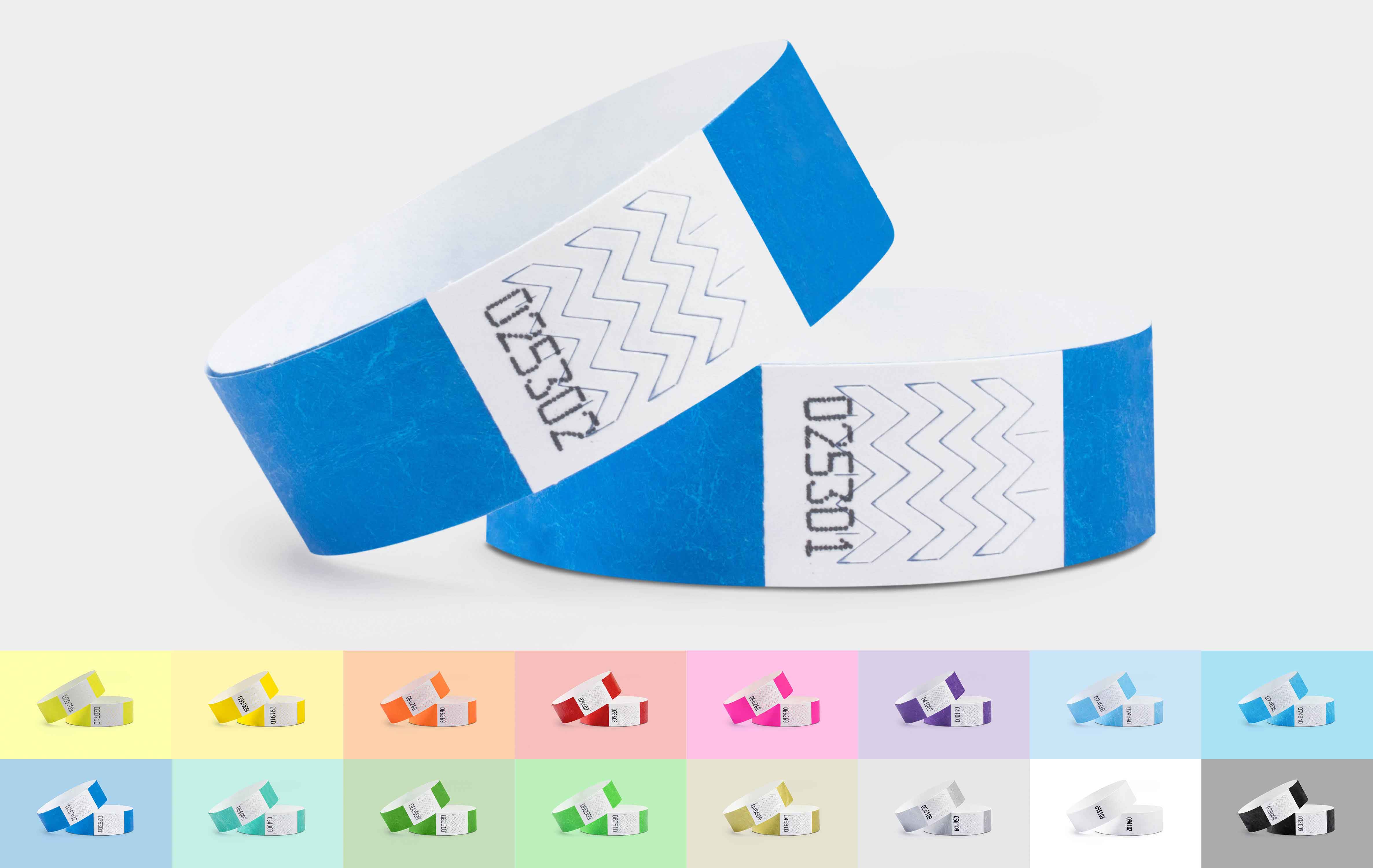 1000er VPE Securebänder Tyvek® 19 mm - Blau