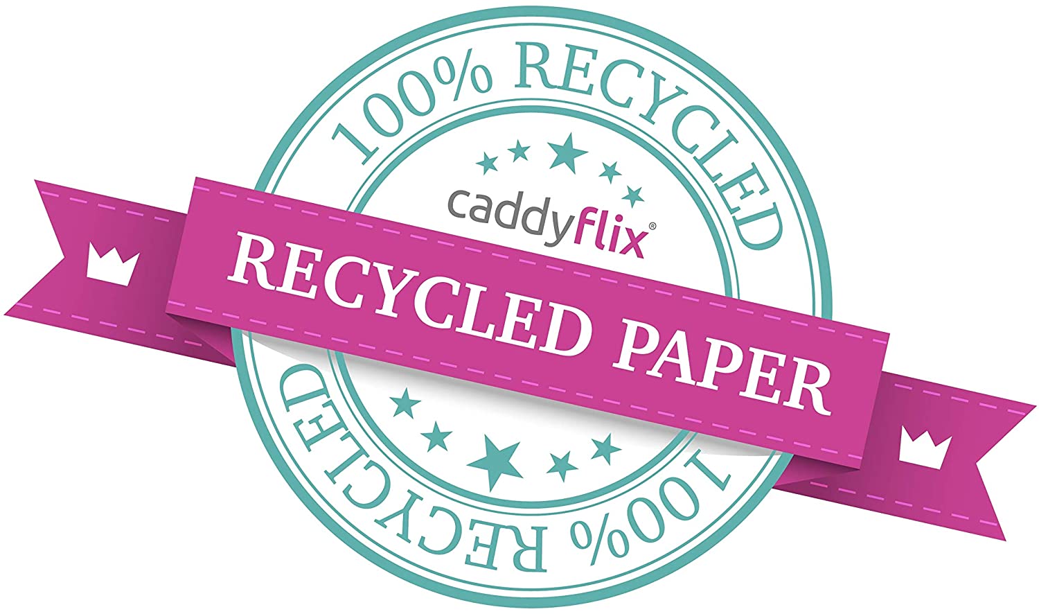 caddyflix ®, selbstklebender Hygieneschutz für Einkaufswagen (8 x 50 Blatt im Abreißblock)